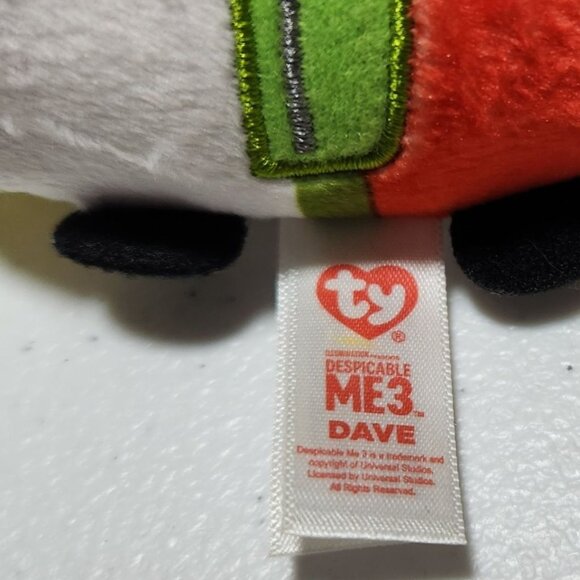 TY Despicable Me 3 Minion Dave Tourist Mini Plush Tsum Tsum Stuffed Animal Toy - Picture 5 of 6